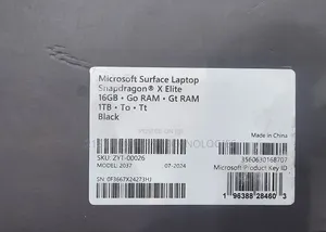 New Microsoft Surface Laptop 16GB Qualcomm Snapdragon X Elite SSD 1T