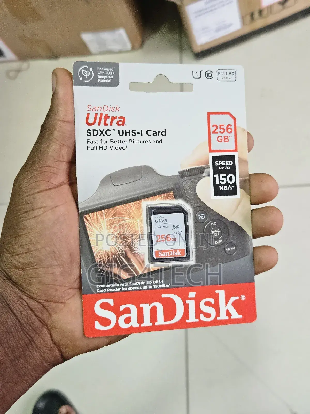 Sandisk Ultra 256gb 150mbps Sd Card
