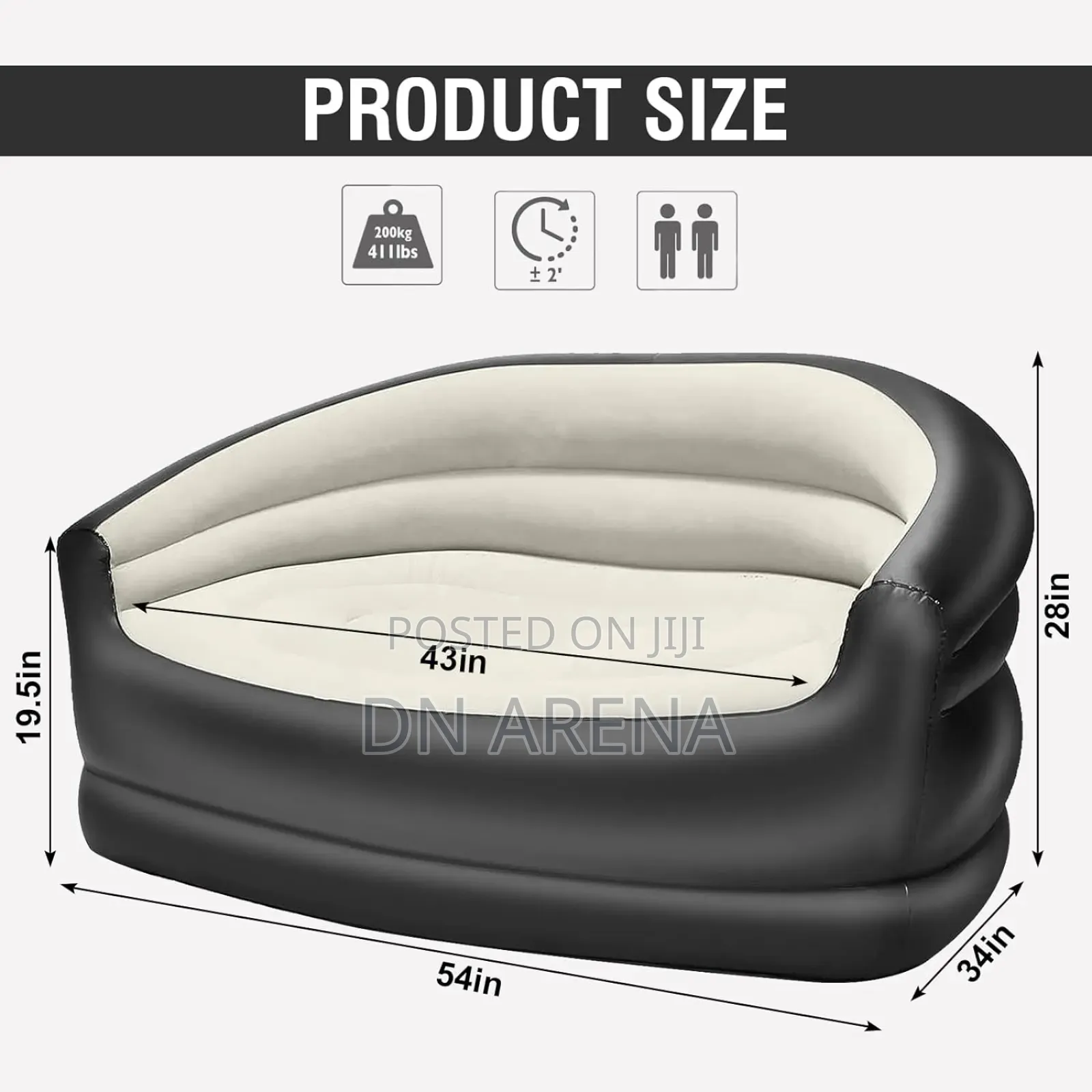 Camping Inflatable Couch Chair Sofa
