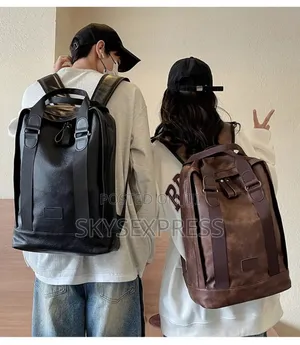 Anti Theft Leather School / Personal Backpack