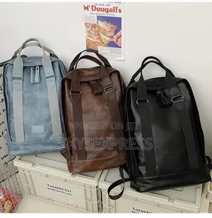 Anti Theft Leather School / Personal Backpack