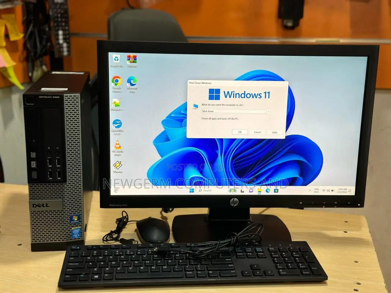 Desktop Computer Dell OptiPlex 3070 SFF 4GB Intel Core I5 HDD 500GB