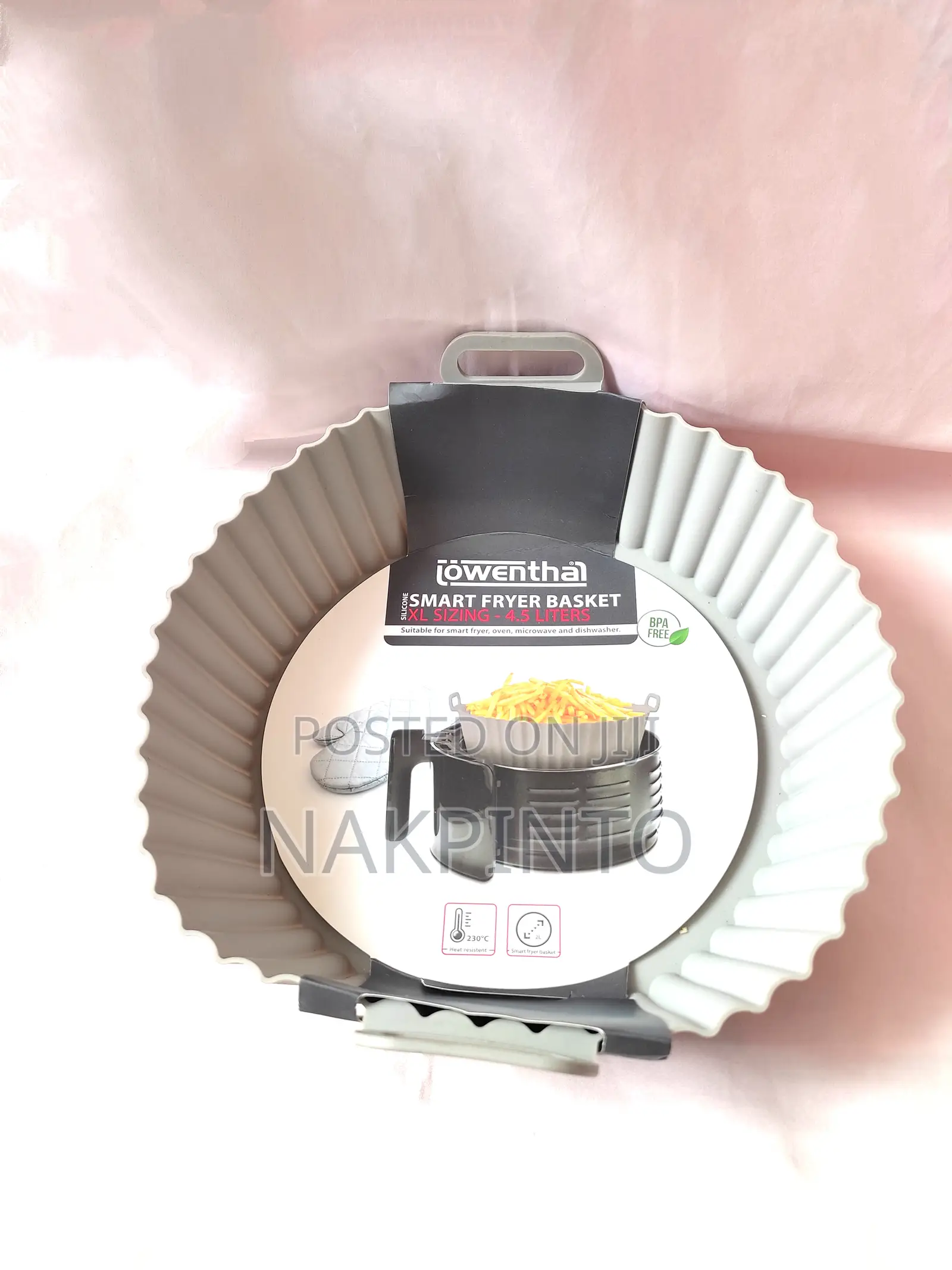 Silicone Smart Fryer Basket. Air Fryer Basket