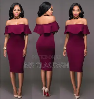 Lotus Leaf Collar Sexy Hip Dress Women's Dress Healthy