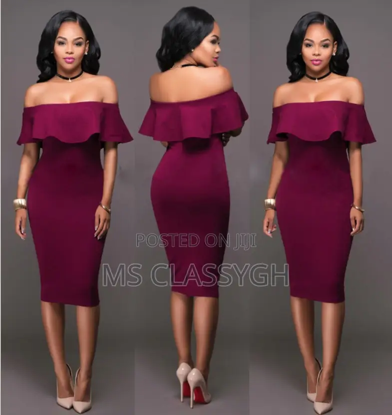 Lotus Leaf Collar Sexy Hip Dress Women's Dress Healthy