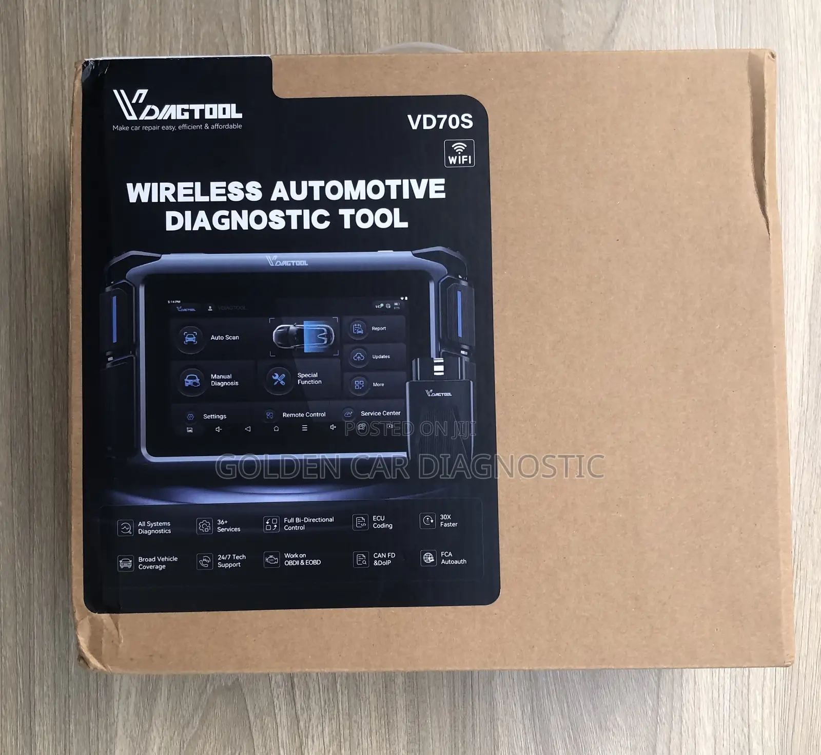 Vdiagtool Vd70s Bt. Obd2 Car Diagnostic Scanner