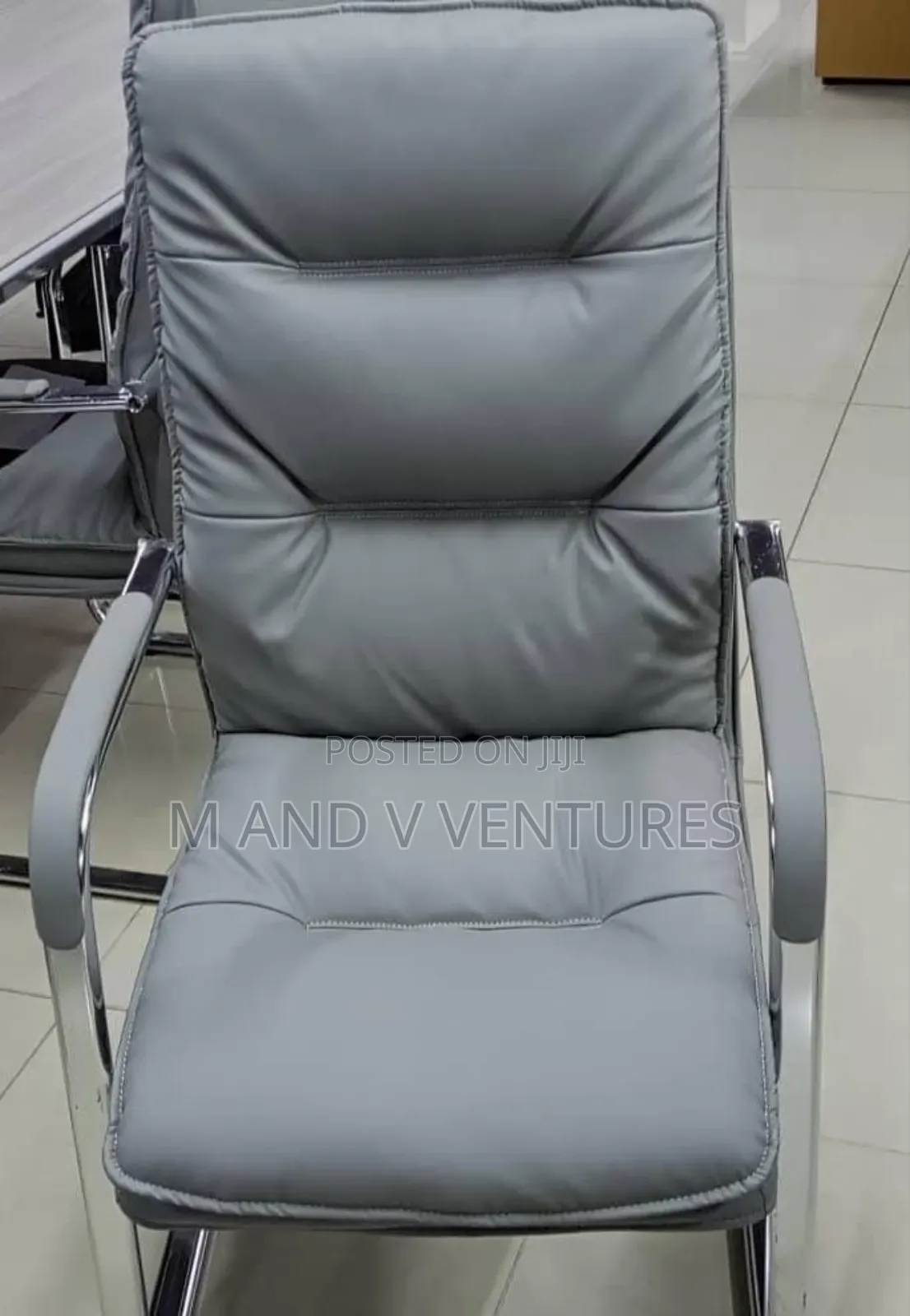 Visitors / Pastors Chair Grey