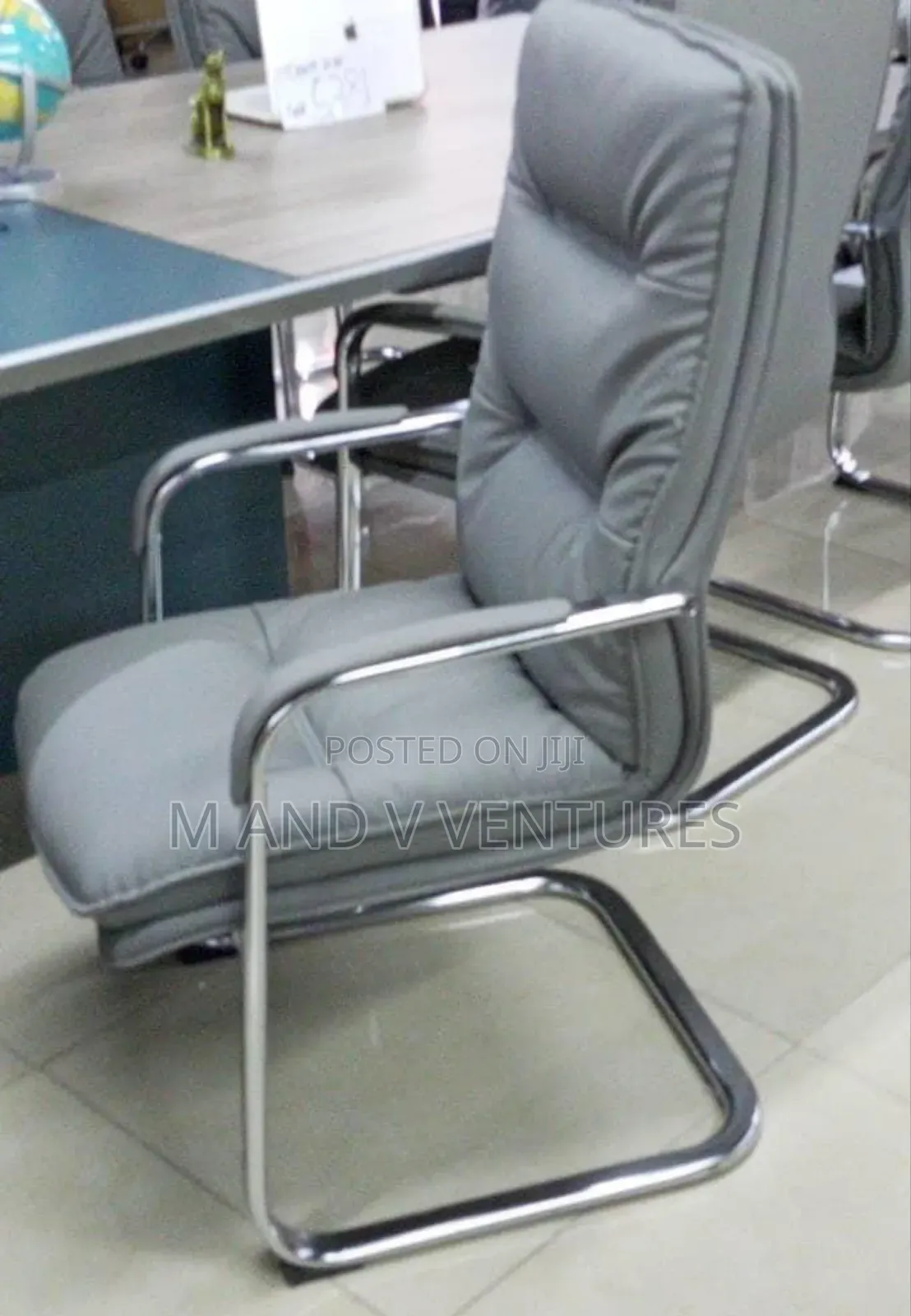 Visitors / Pastors Chair Grey