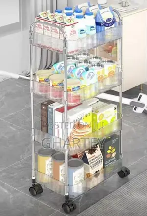 4 Tier 3 Tier Multifunctional Rolling Cart