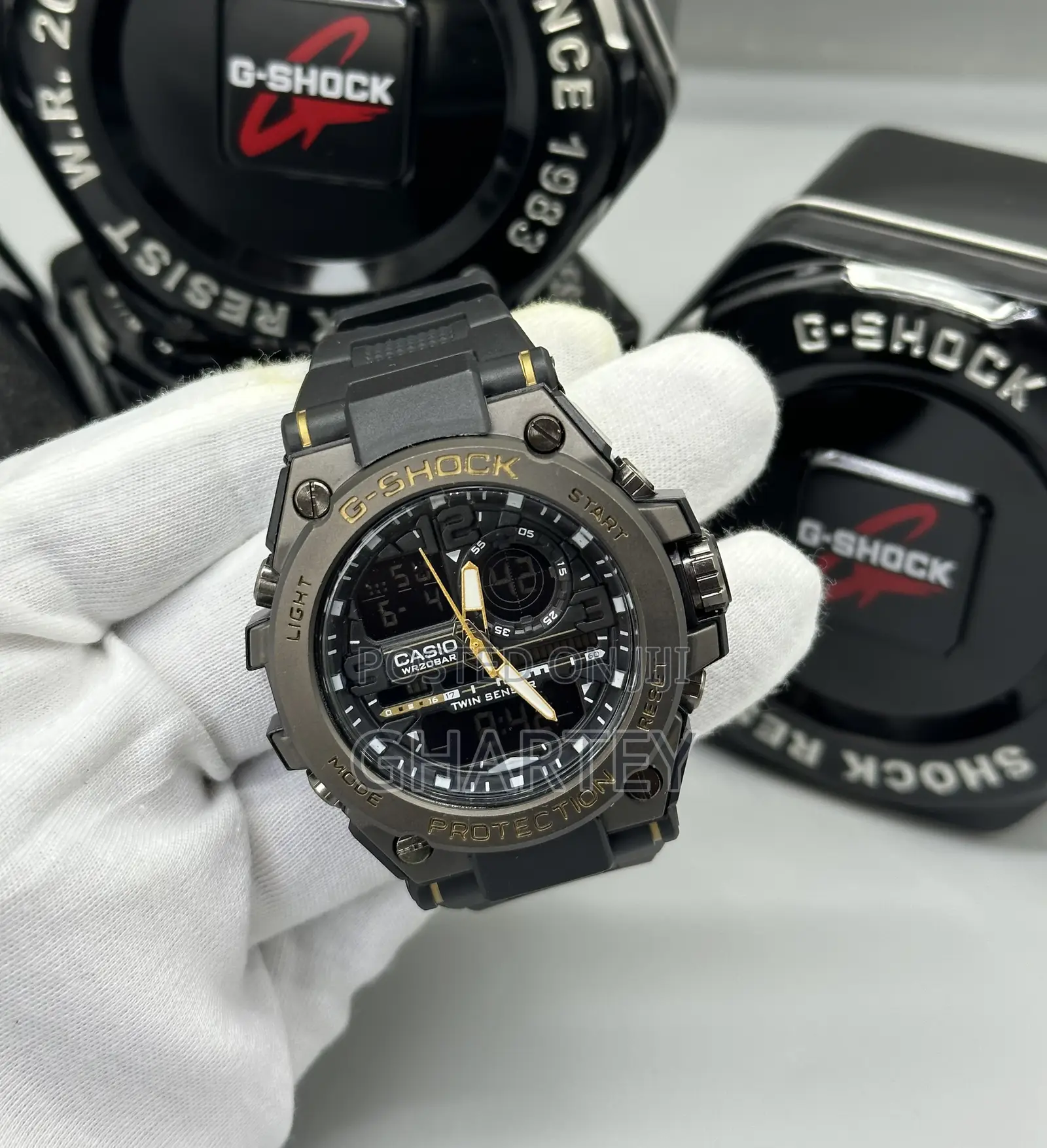 Digital Analog Gshock Sports Watch