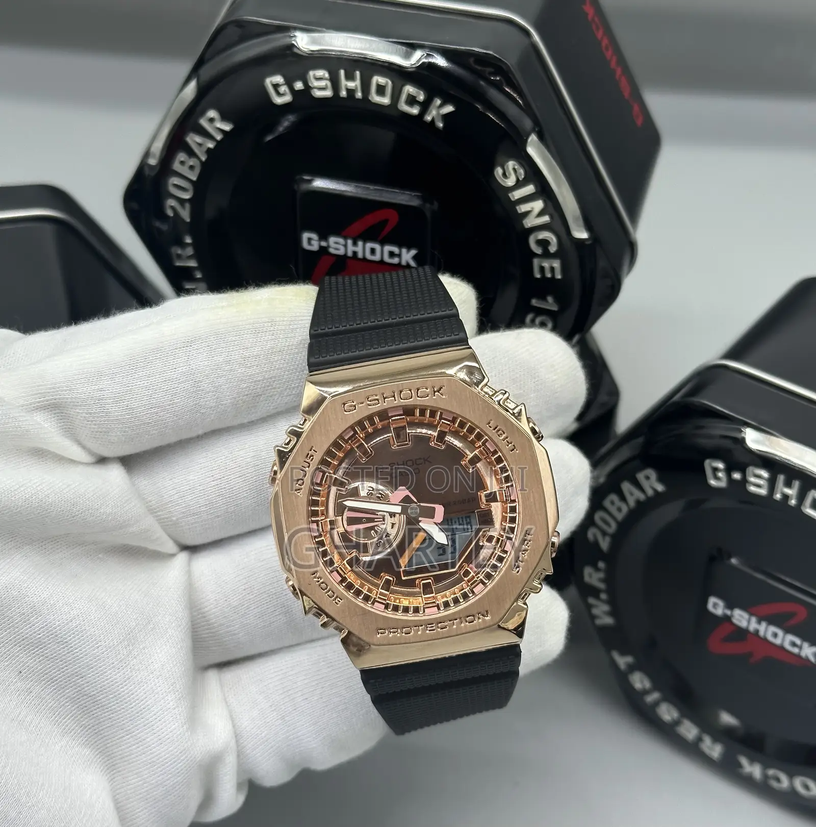 Casio Digital Analog Octagon Shape Gshock Watch