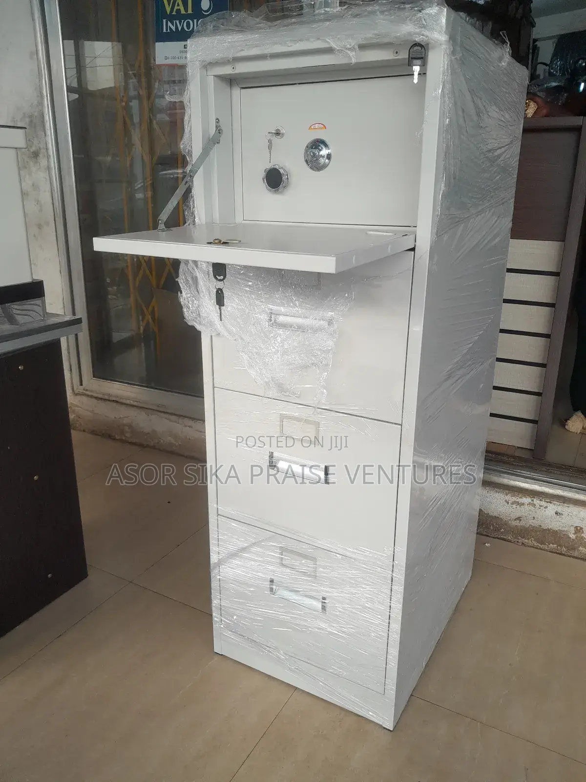 Cabinet With Safe