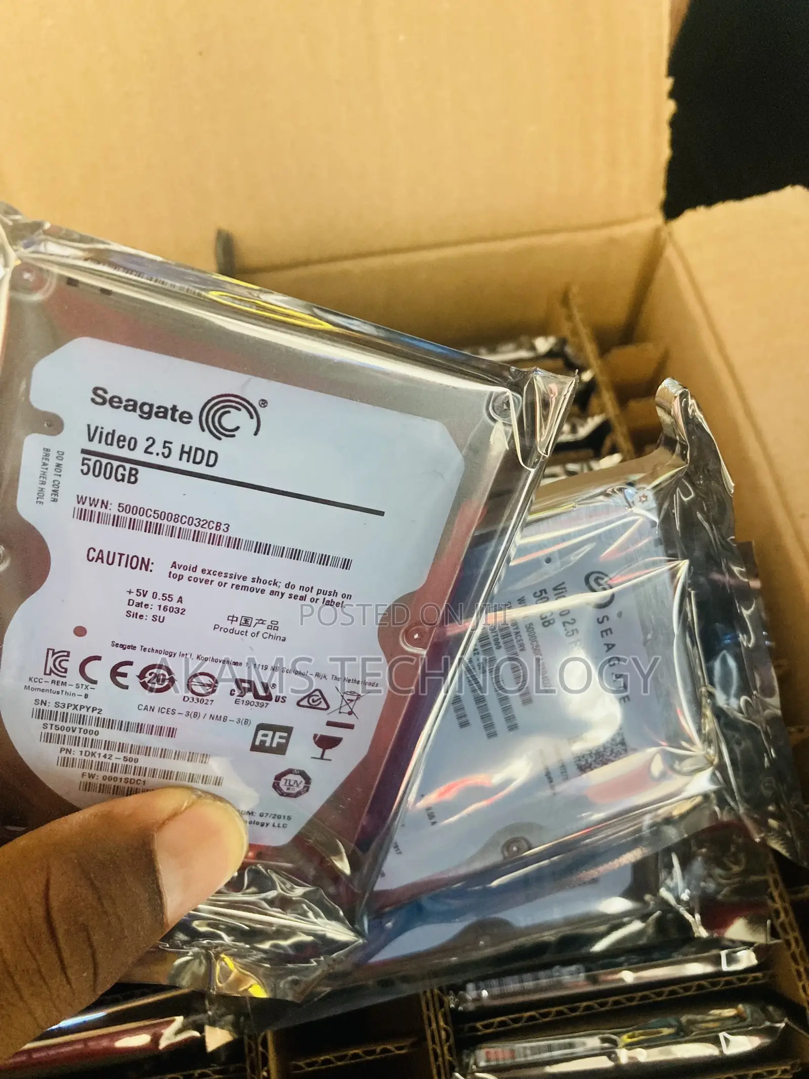 Internal 500gb Brand New Drive