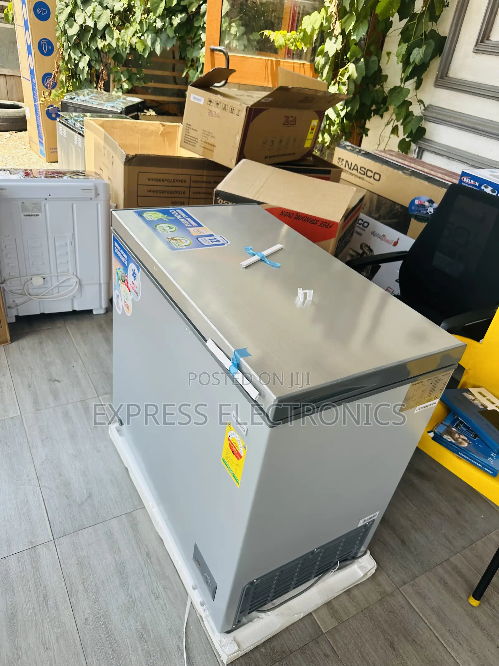 Call and Order for Pearl Chest Freezer 200l Grey Color