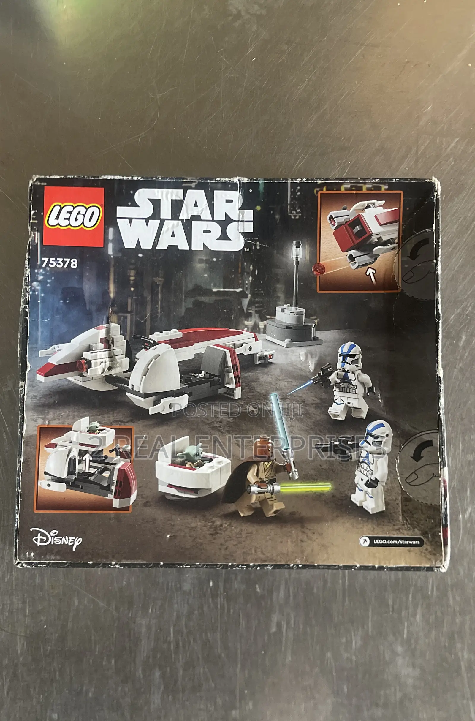 Original Lego Star Wars Barc Speeder Escape Complete Set