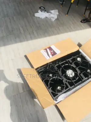 Order Black Glass 5 Gas Hobs Kenwood 90cm Black
