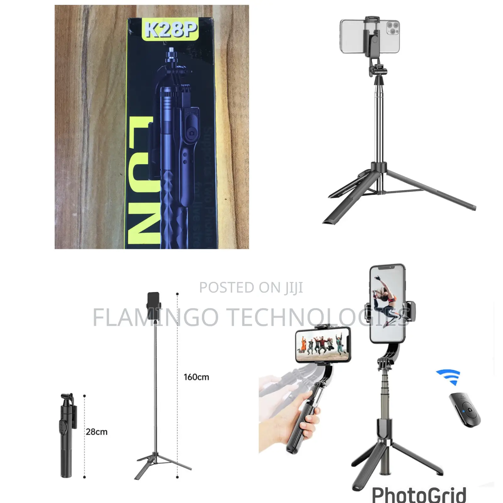 Long Strength Selfie Tripod