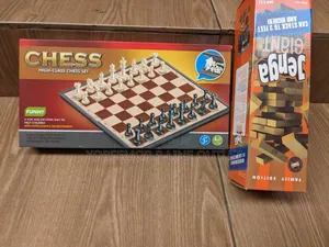 Jenga Giant and Chess