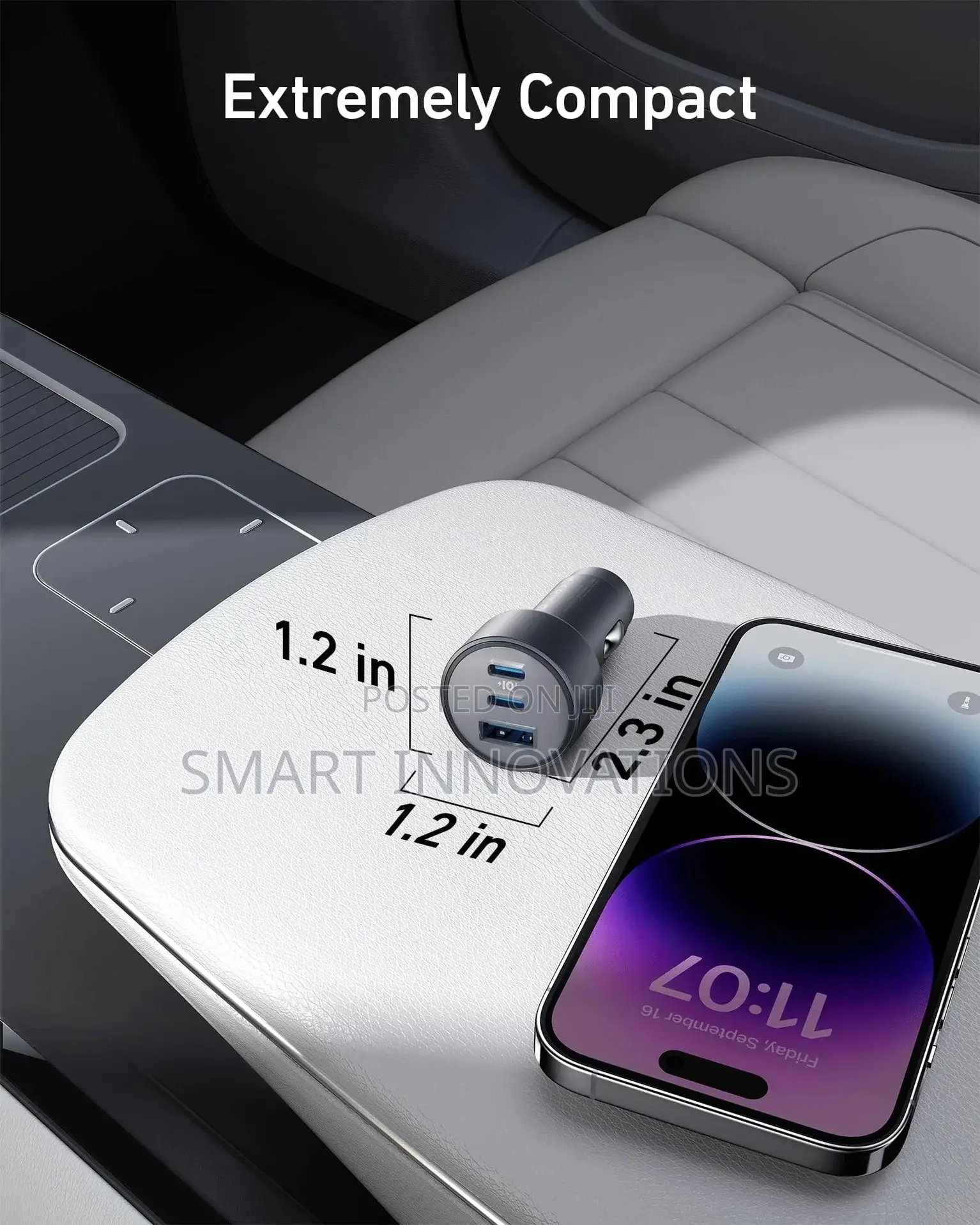 Anker 335 Car Charger (67W, 2C 1A)