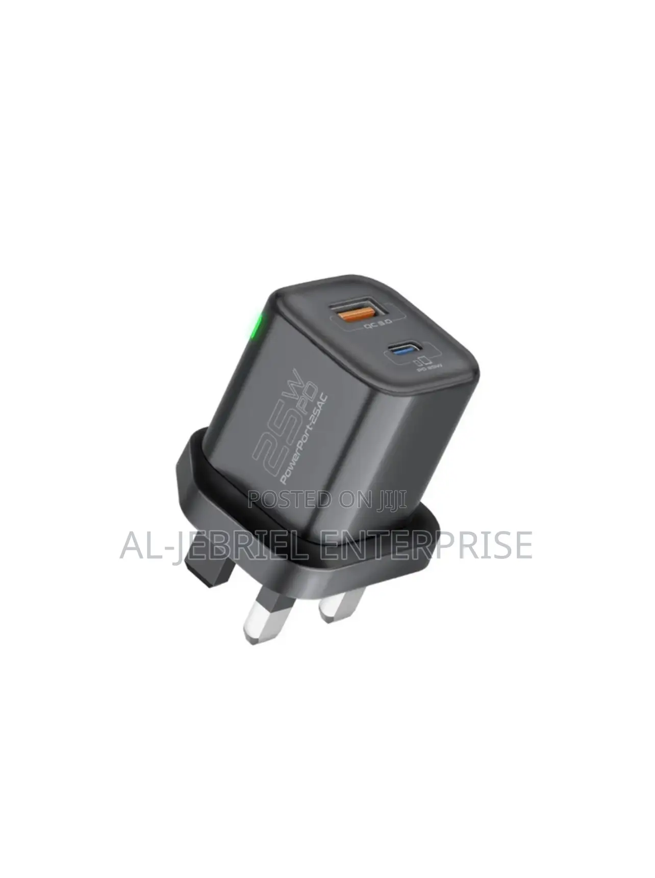 ULTRA FAST POWERPORT-25 PROMATE 25 Watts 2 in 1 Port Charger