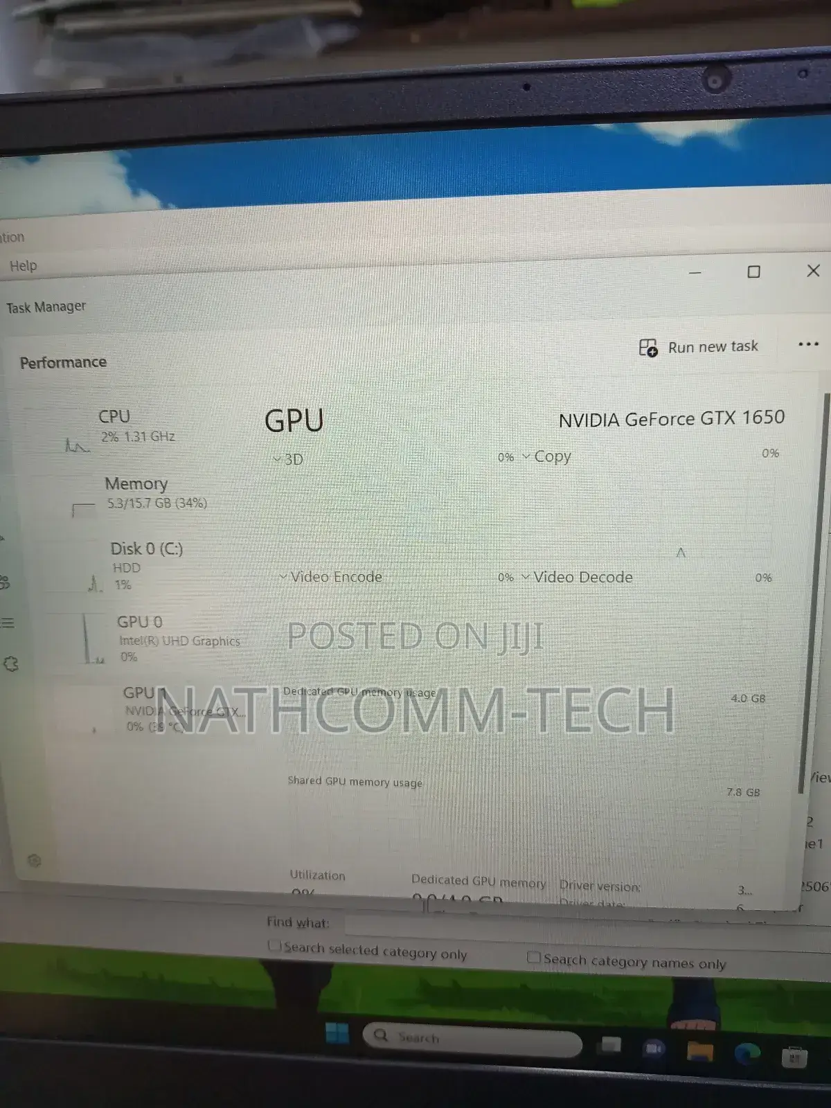 Laptop HP Victus 15 16GB Intel Core I5 SSD 512GB