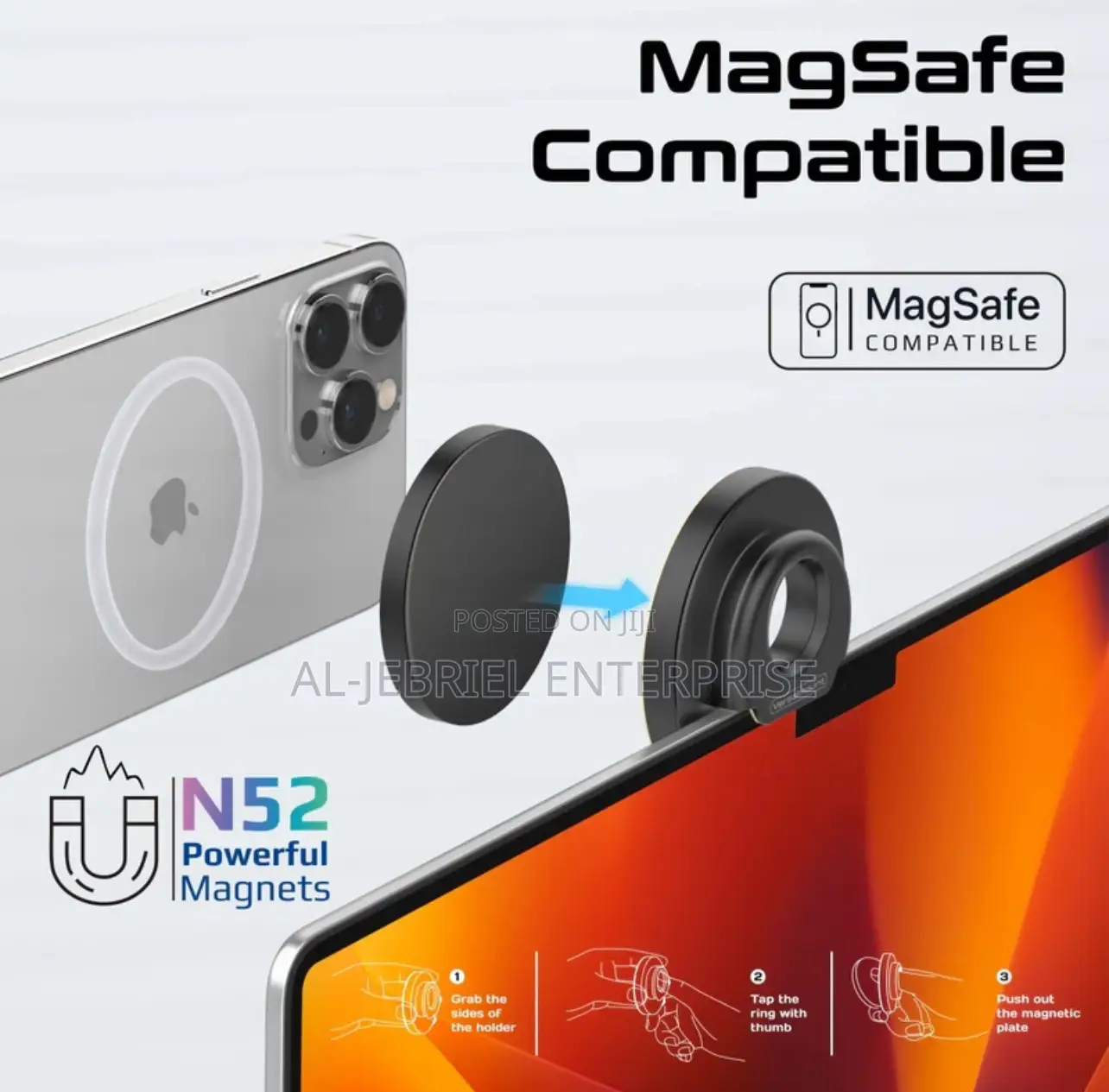 Promate Versamount Magsafe +Compatible Foldable Phone Stand