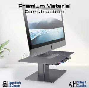 Promate RAIZER UK Multi-Level Aluminum Stand With USB Hub