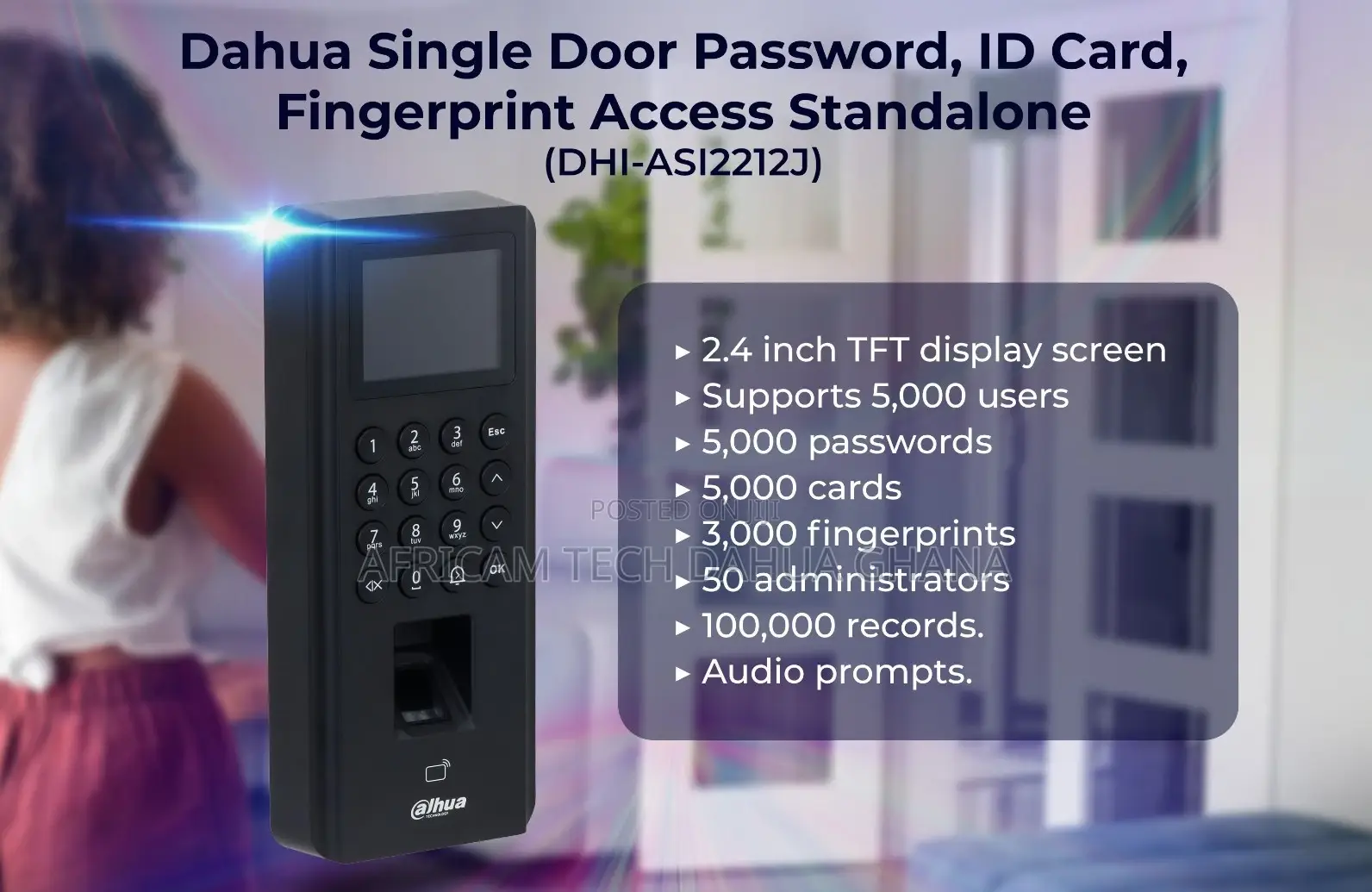 Dahua Single Door Finger Print Standalone
