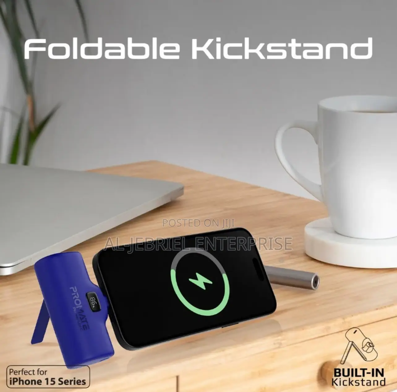 Promate Ultra-Compact 5000mah Fast Charging USB-C Powerbank