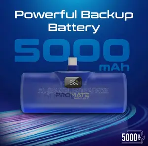 Promate Ultra-Compact 5000mah Fast Charging USB-C Powerbank