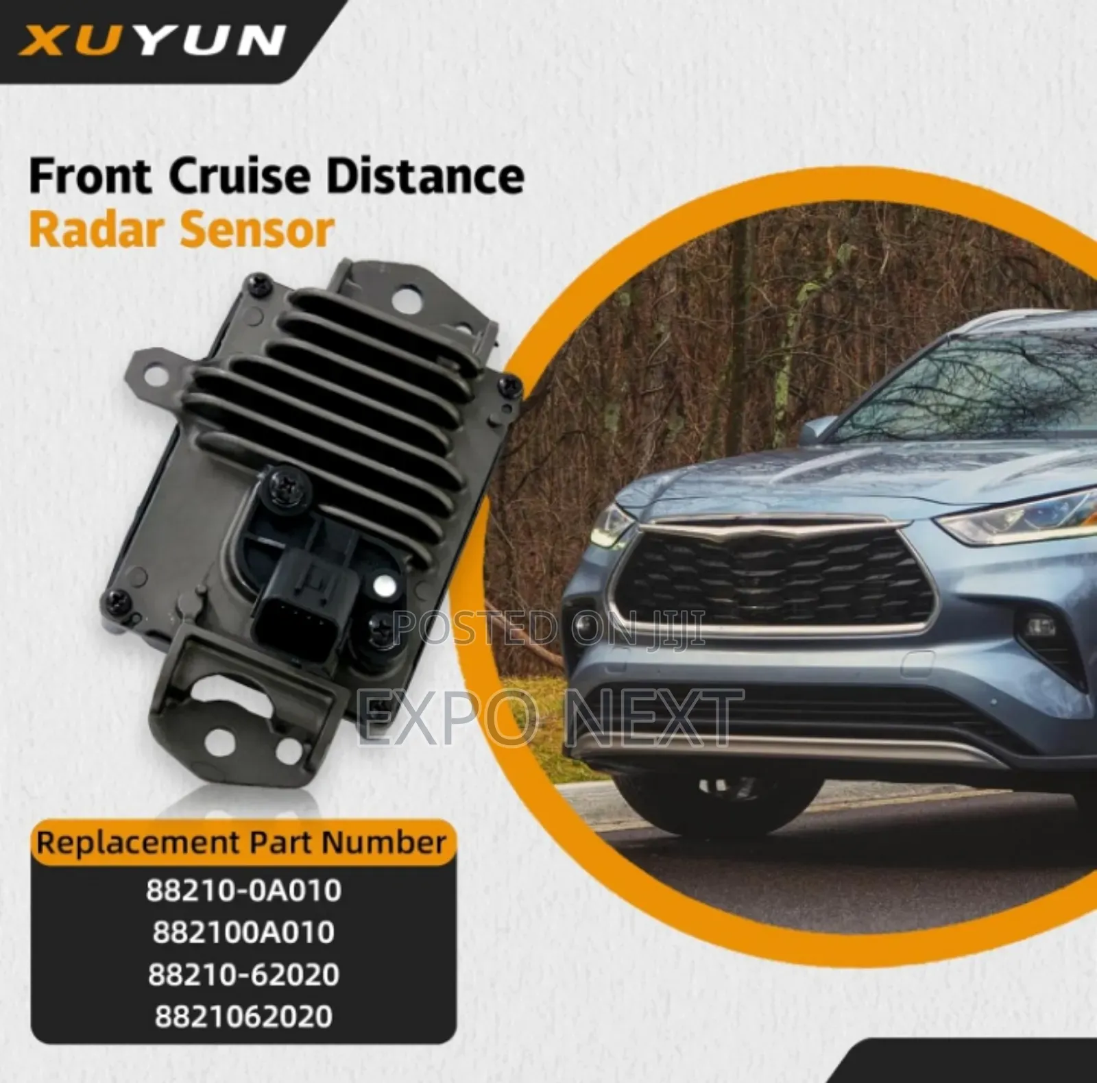 Front Cruise Radar Sensor Compatible With 2021-2023 Camry