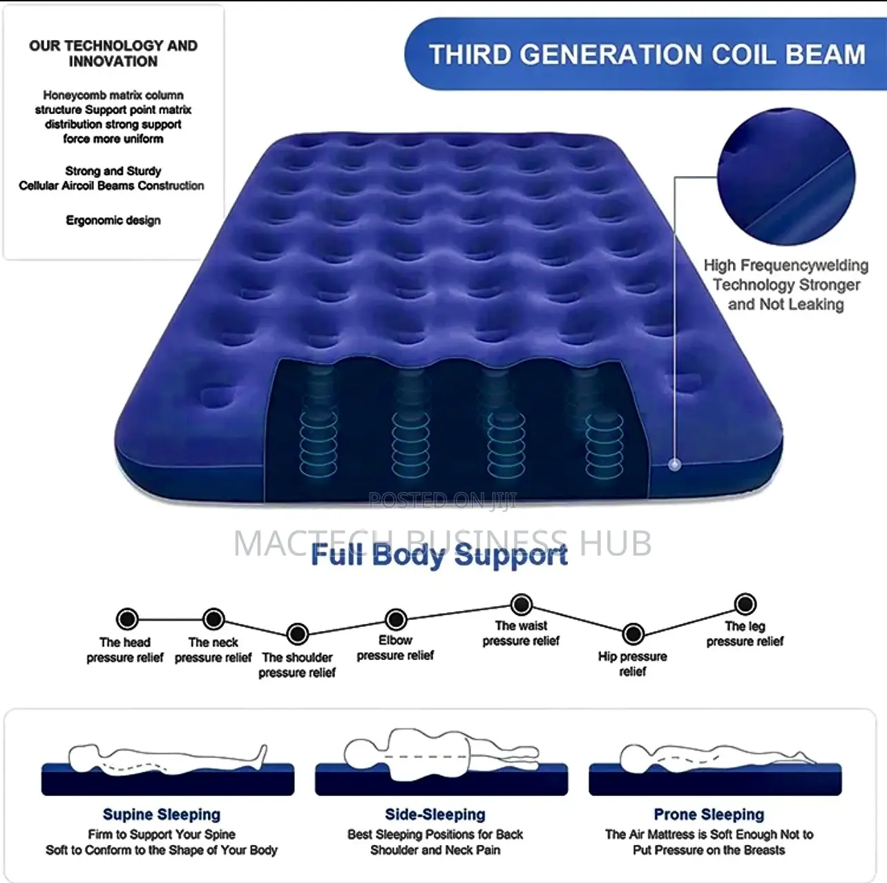Air Mattress – With Free Pump