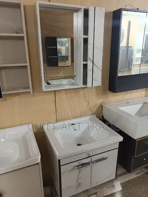 LED Cabinet Basin + Touchscreen Mirrior