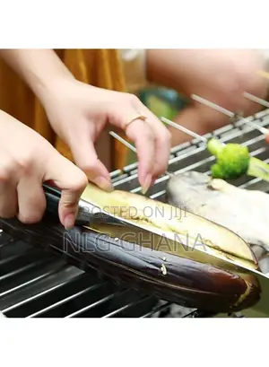 Automatic Rotary-Skewers Charcoal Barbecue Grill With Remova