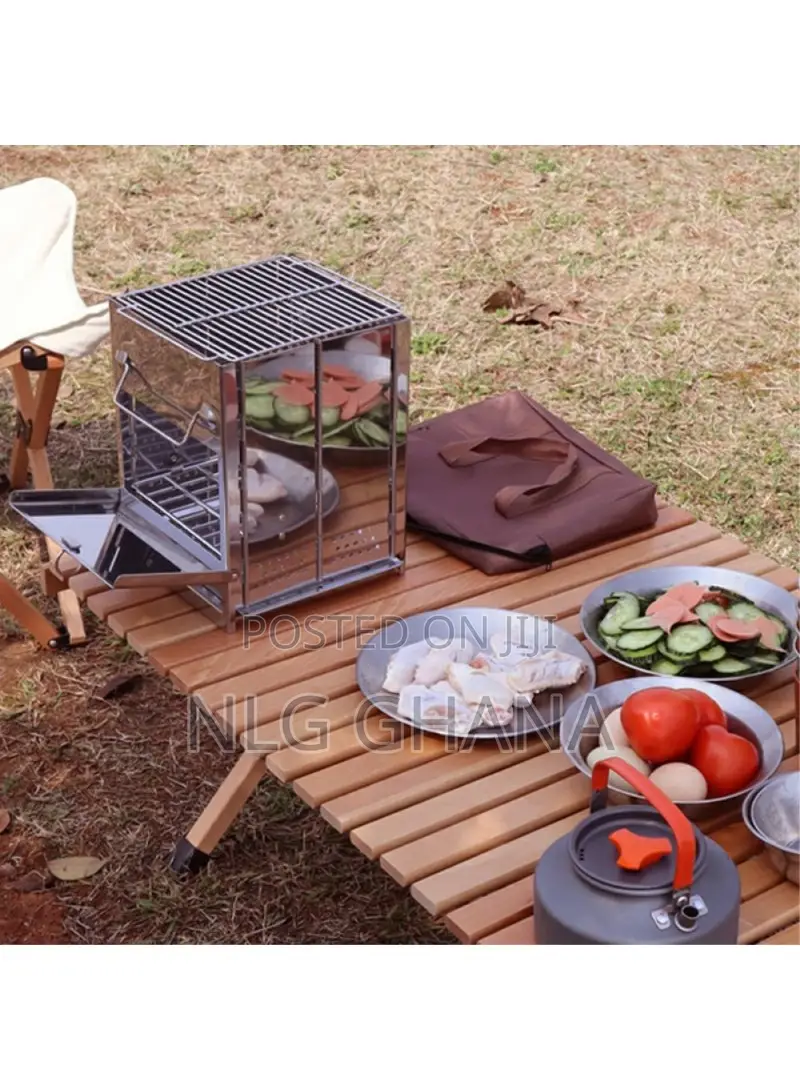 Small Size Foldable Camping Picnic Stainless Steel Stove Out