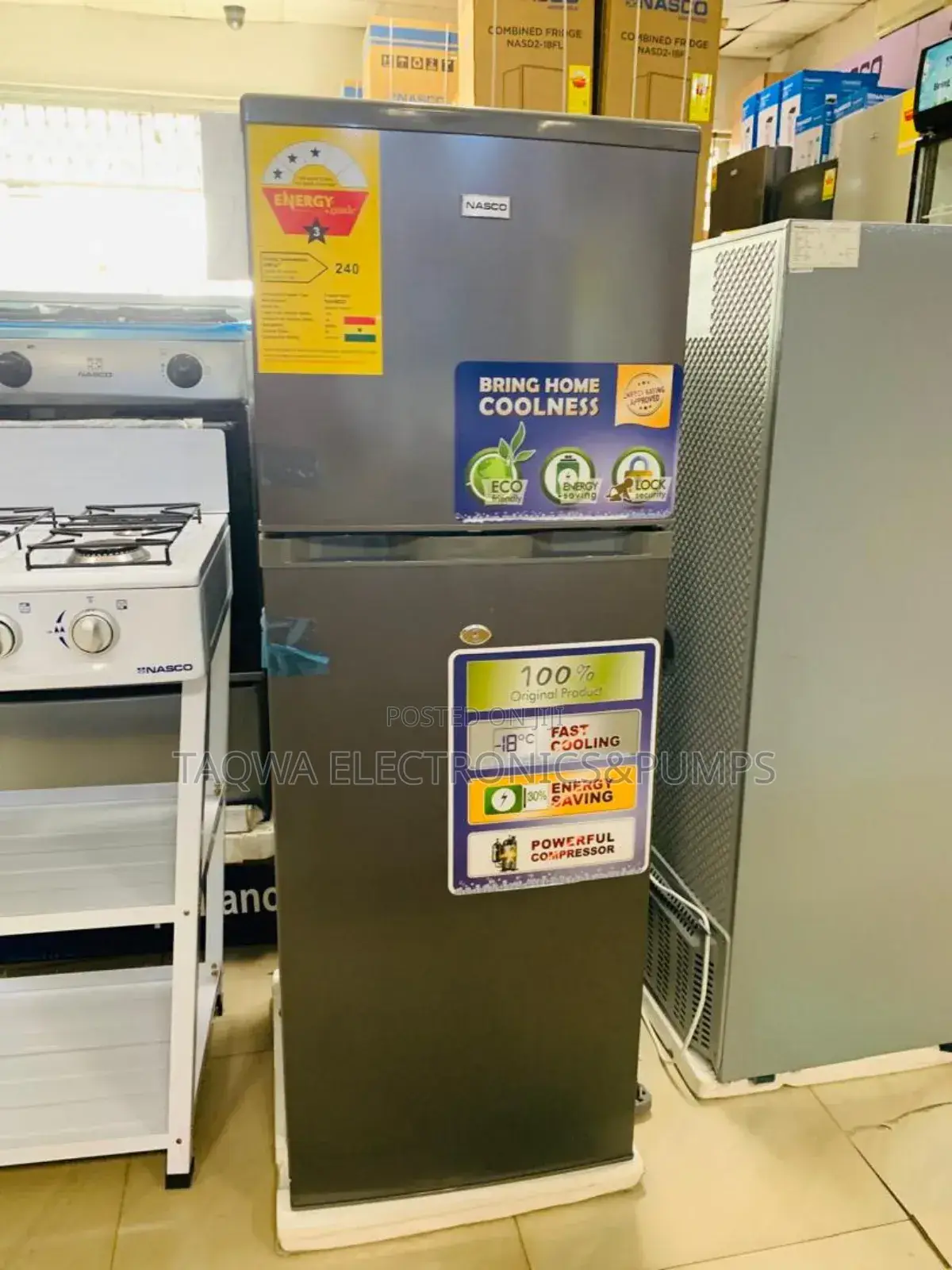 Top Freezer Nasco 135ltr Refrigerator