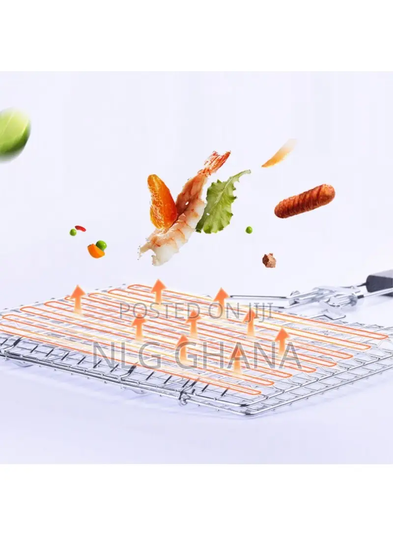 Outdoor Barbecue Grill Basket Fish Fillet Vegetable BBQ Rack