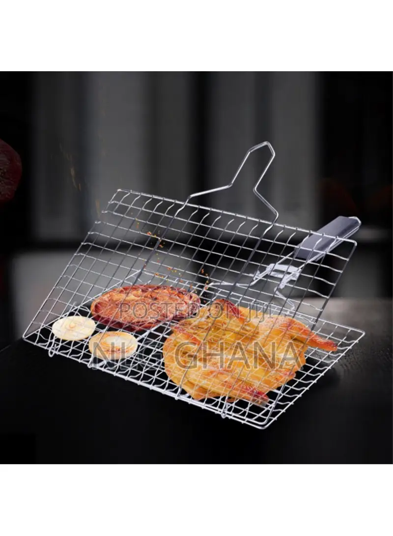 Outdoor Barbecue Grill Basket Fish Fillet Vegetable BBQ Rack