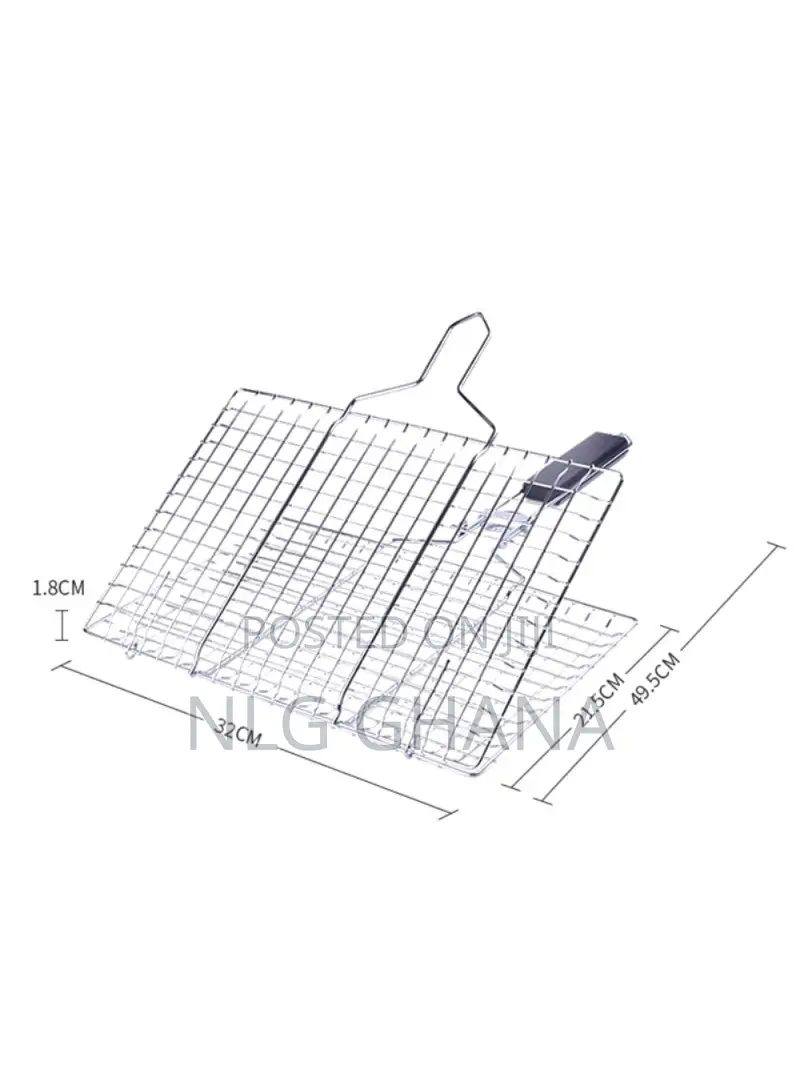Outdoor Barbecue Grill Basket Fish Fillet Vegetable BBQ Rack