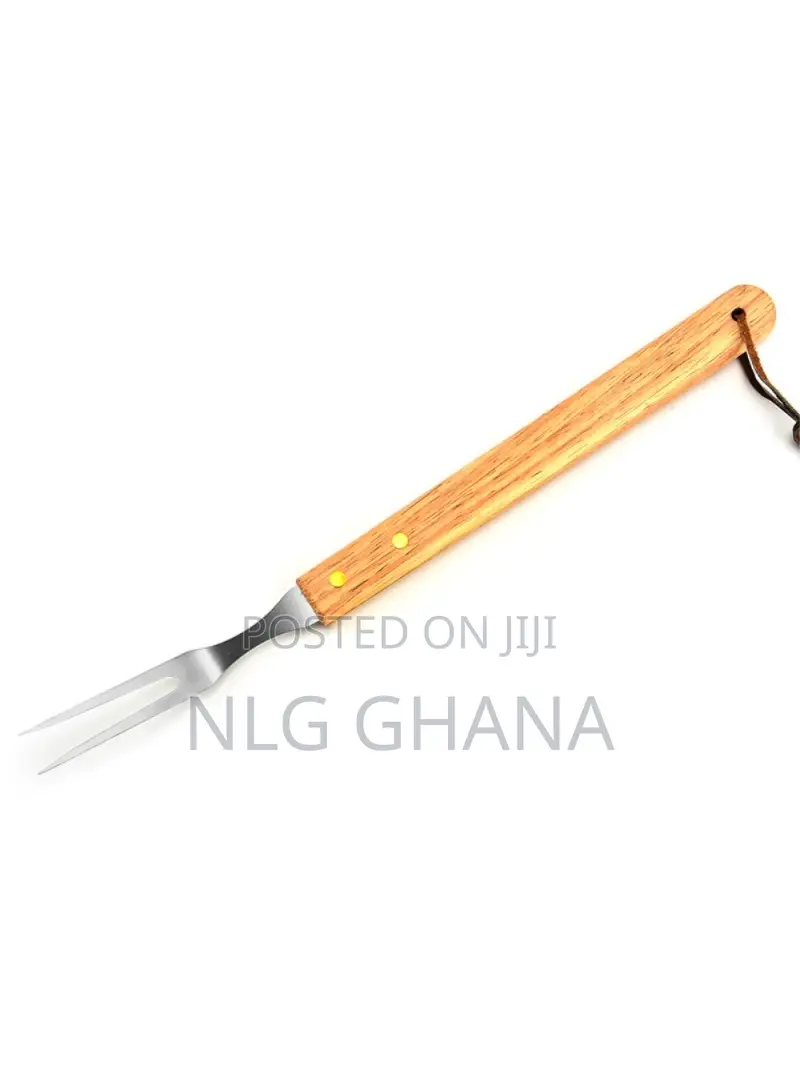 10pcs/Set BBQ Grill Tools Wooden Handle Carry Bag Tvx20791