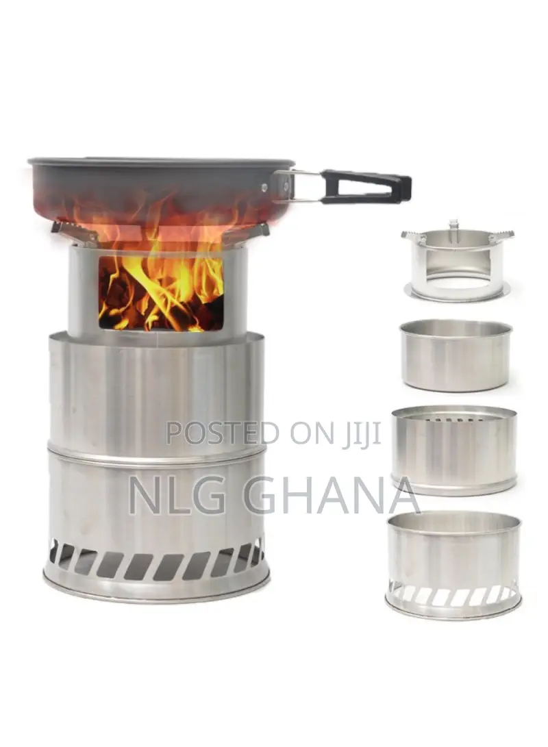 Camping Stove Portable Wood Stove Stainless Steel Backpackin