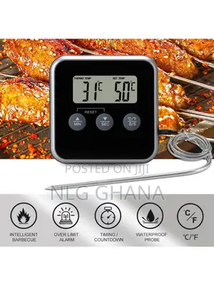 Household Oven BBQ Thermometer Multifunctional Kitchen Elect