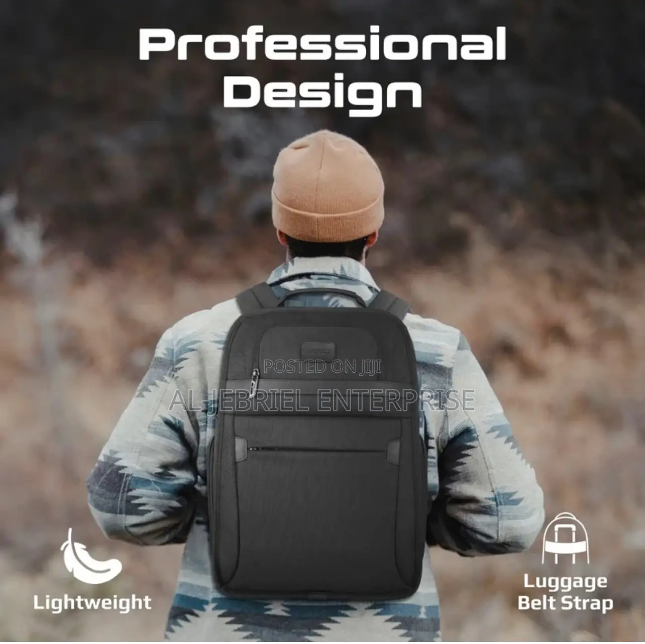 Promate Paramount-Bp 15.6′′ 1680D Polyester Laptop Backpack
