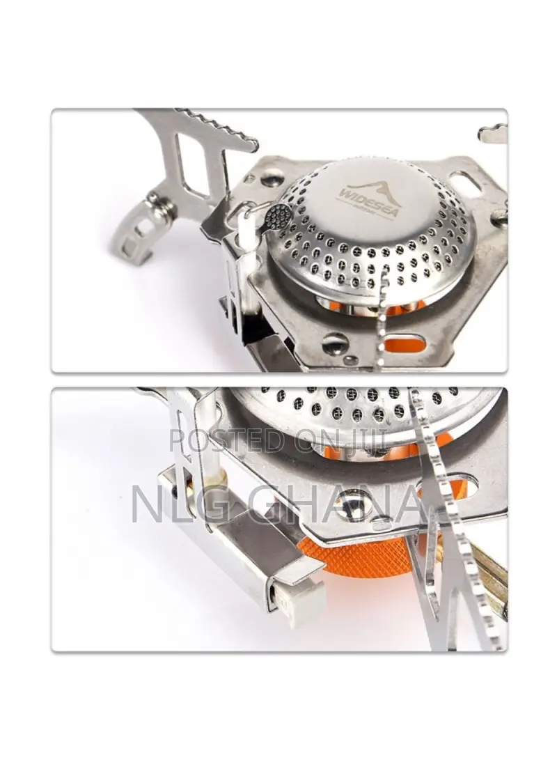 Portable Camping Stove Burner Windproof Folding Lightweight