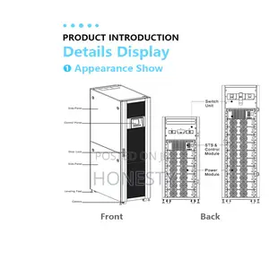 Cwups 120kva Modular Ups Power Supply External Battery