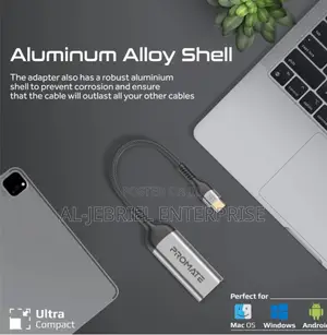 Promate 60hz Crystal Clear, High-Definition HDMI Adapter