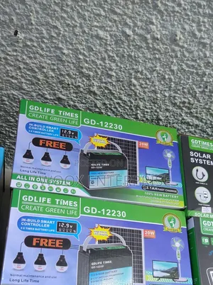 Solar Panel/Battery and 3 Bulb (3 in 1)