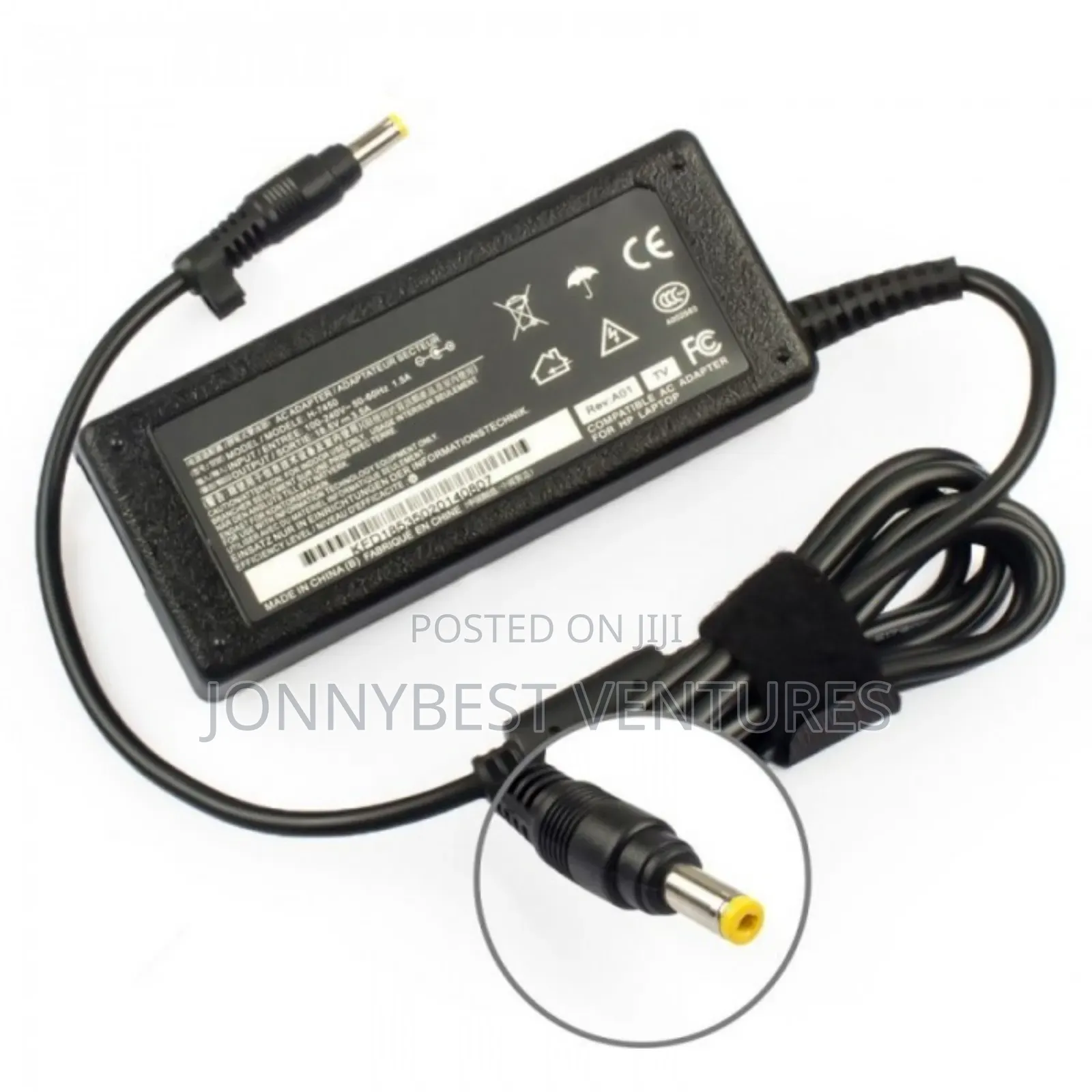 Hp Small Pin Charger HP Yellow Pin Charger