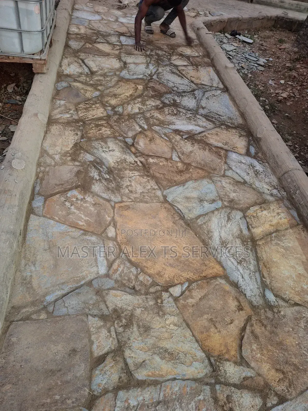 Flat Stones Installation