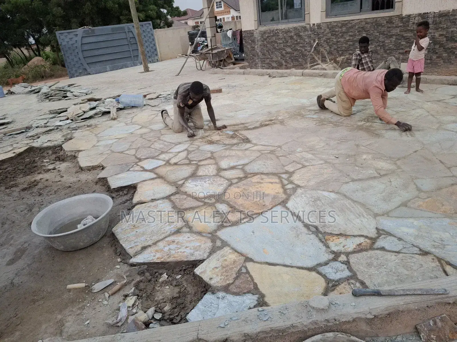 Flat Stones Installation